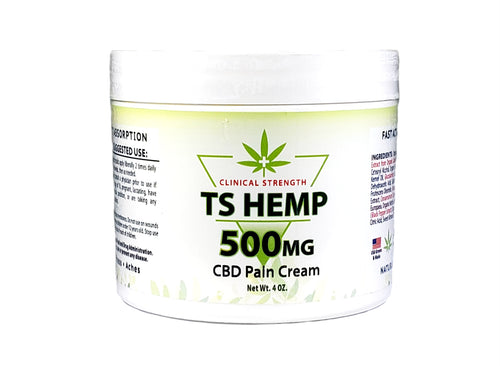 TS Hemp Clinical Strength Cream 500 mg
