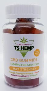 TS Hemp Clinical Strength Gummies 30 count