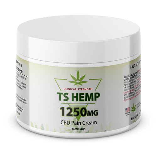 TS Hemp Clinical Strength Pain Cream 1250 mg