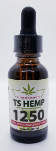 TS Hemp Extract in Organic Hemp Seed Oil 1500 mg